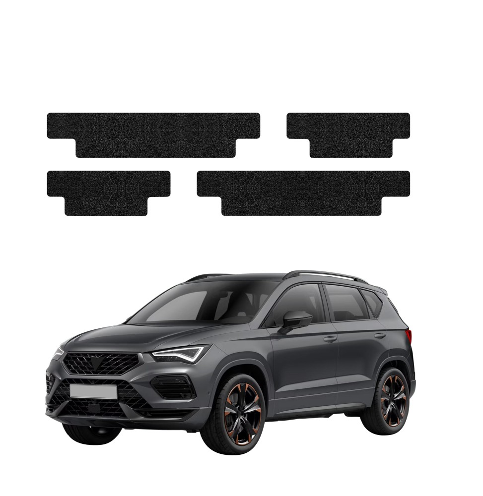 Powłoka techniczna na progi do Cupra Ateca (2020-2026) GRIZZ 4w1 HeavyDuty Czarna