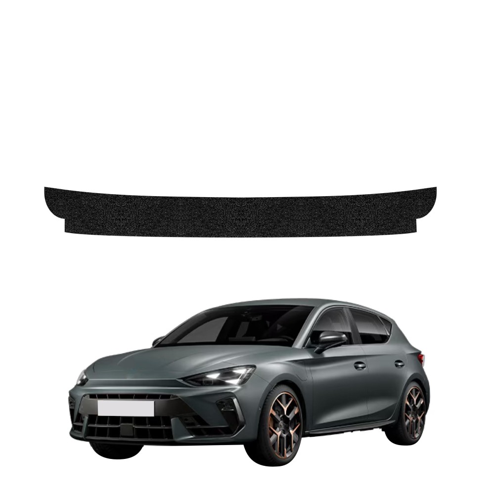 Powłoka techniczna na próg bagażnika do Cupra Leon Sportstourer (2024-2026) GRIZZ HeavyDuty Czarna