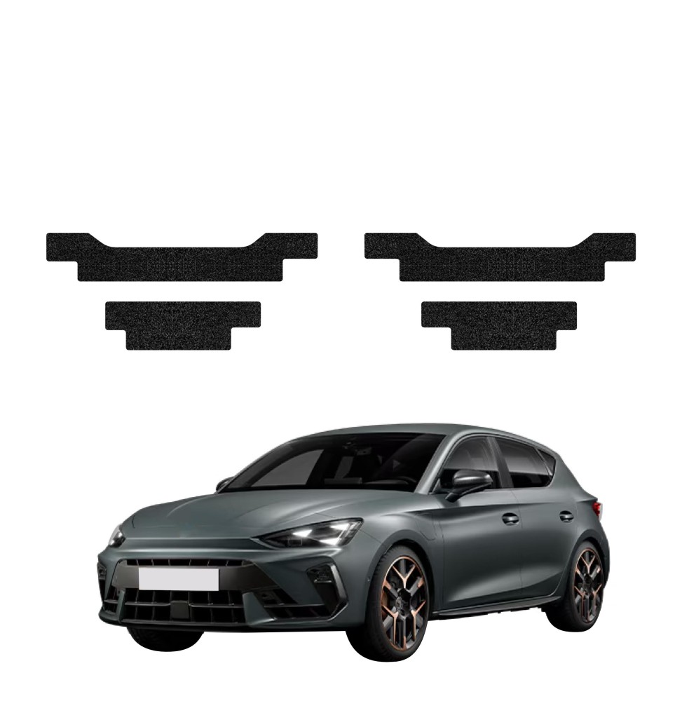 Powłoka techniczna na progi do Cupra Leon Sportstourer (2024-2026) GRIZZ 4w1 HeavyDuty Czarna