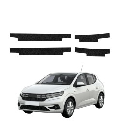 Powłoka techniczna na progi do Dacia Sandero (2020-2026) GRIZZ 4w1 HeavyDuty Czarna