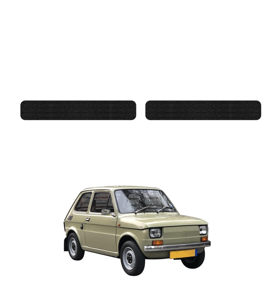 Powłoka techniczna na progi do Fiat 126P (1972-2000) GRIZZ 2w1 HeavyDuty Czarna