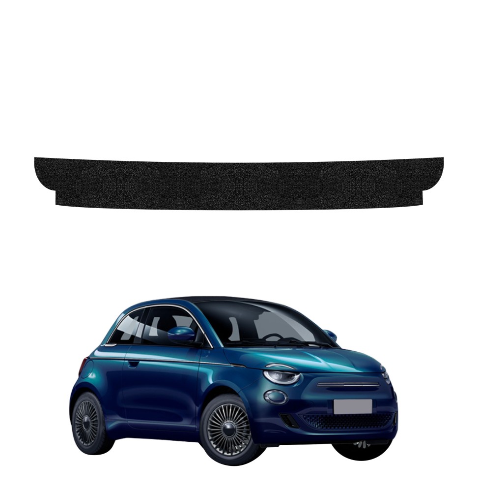 Powłoka techniczna na próg bagażnika do Fiat 500 (2016-2026) GRIZZ HeavyDuty Czarna