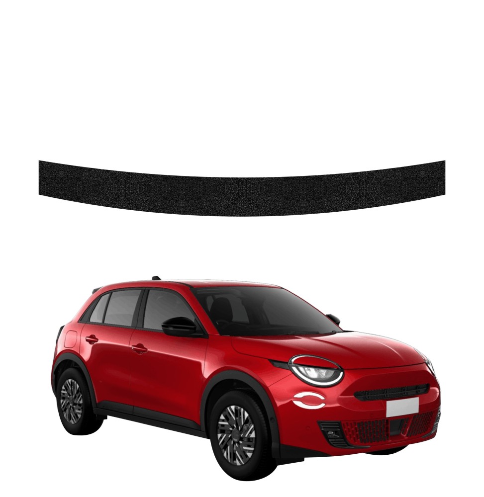 Powłoka techniczna na próg bagażnika do Fiat 600 (2023-2026) GRIZZ HeavyDuty Czarna