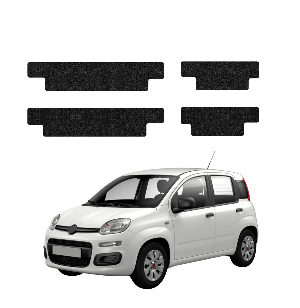 Powłoka techniczna na progi do Fiat Panda (2020-2026) GRIZZ 4w1 HeavyDuty Czarna