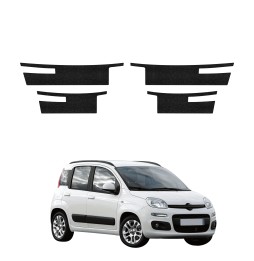 Powłoka techniczna na progi do Fiat Panda 3 Hatchback 5D (2011-2016) GRIZZ 4w1 HeavyDuty Czarna