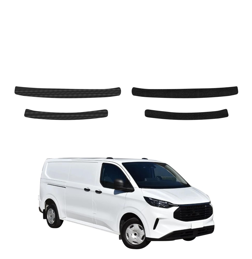 Powłoka techniczna na progi do Ford Custom (2023-2026) GRIZZ 4w1 HeavyDuty Czarna
