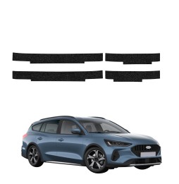 Powłoka techniczna na progi do Ford Focus Active X Kombi Facelift (2021-2025) GRIZZ 4w1 HeavyDuty Czarna