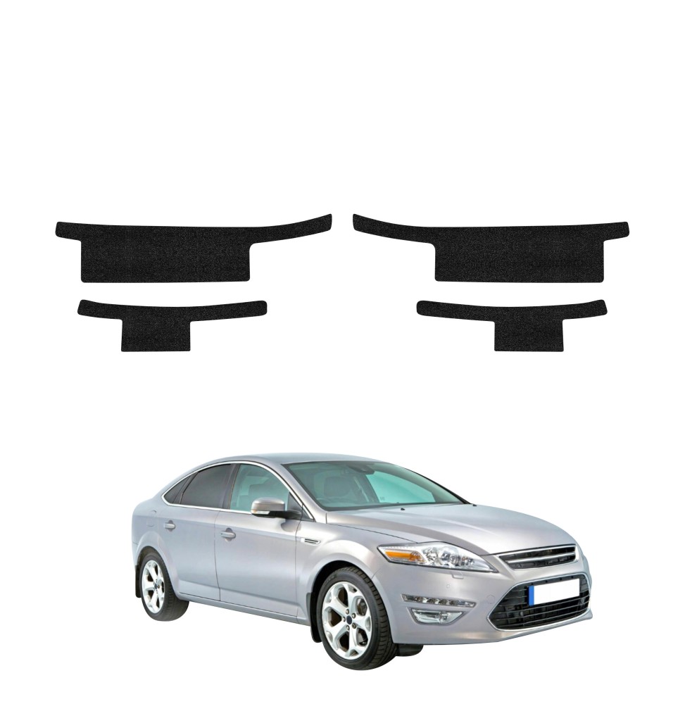 Powłoka techniczna na progi do Ford Mondeo Mk4 Sedan (2007-2014) GRIZZ 4w1 HeavyDuty Czarna