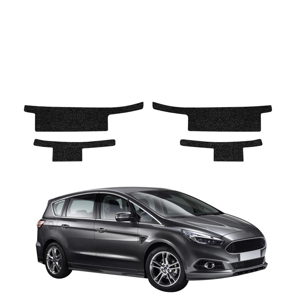 Powłoka techniczna na progi do Ford S-Max MK2 (2015-2019) GRIZZ 4w1 HeavyDuty Czarna