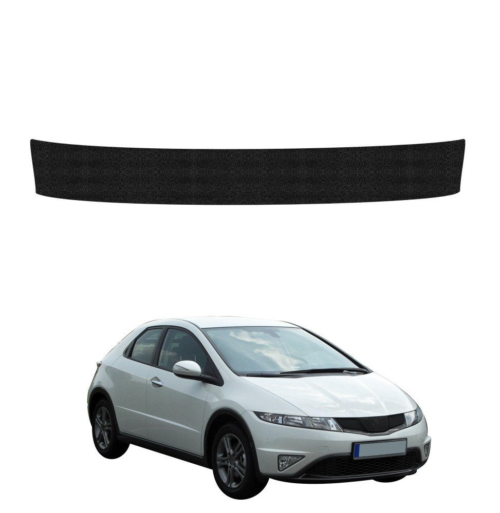Powłoka techniczna na próg bagażnika do Honda Civic 8 Hatchback 5D (2009-2011) GRIZZ HeavyDuty Czarna