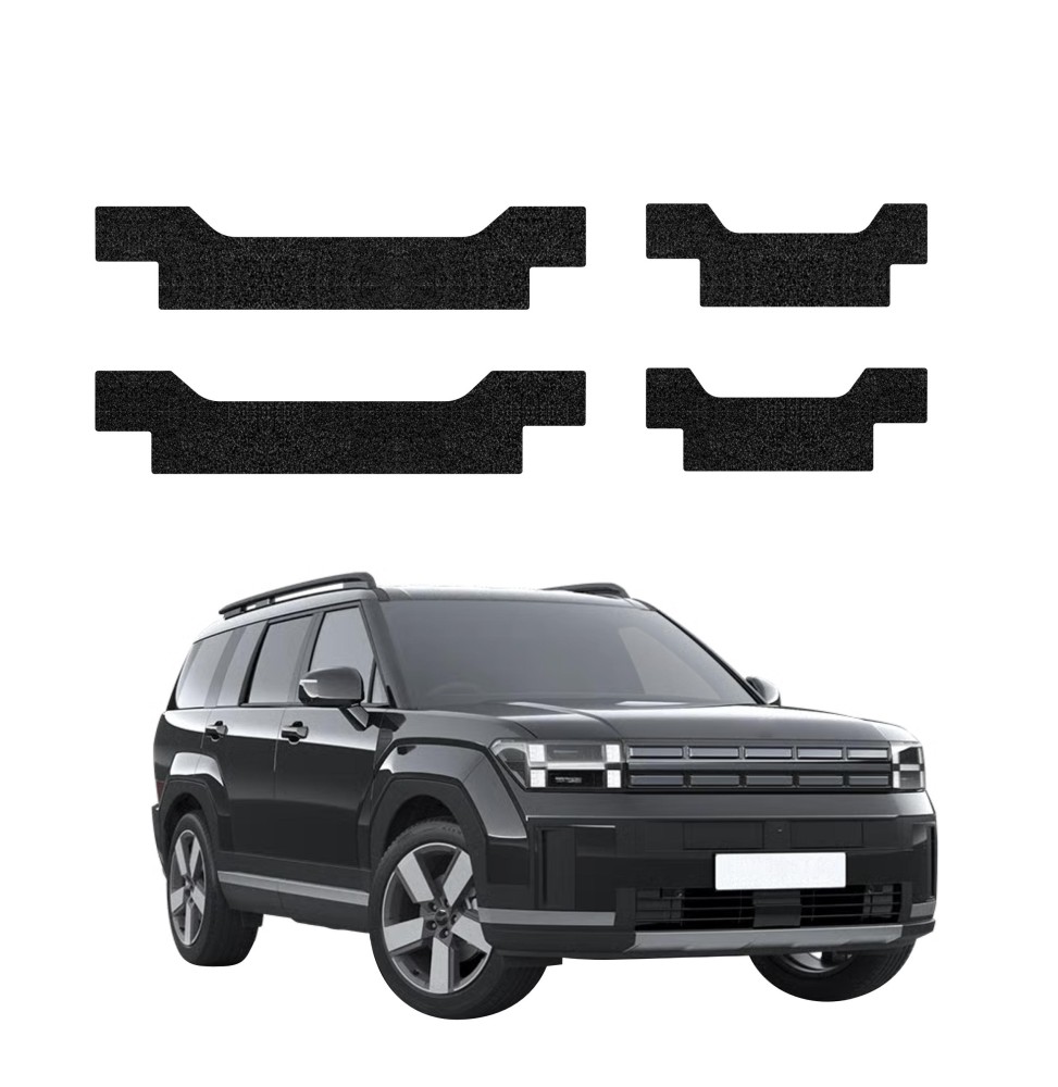 Powłoka techniczna na progi do Hyundai Santa Fe (2023-2026) GRIZZ 4w1 HeavyDuty Czarna