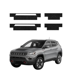 Powłoka techniczna na progi do Jeep Compass (2020-2024) GRIZZ 4w1 HeavyDuty Czarna