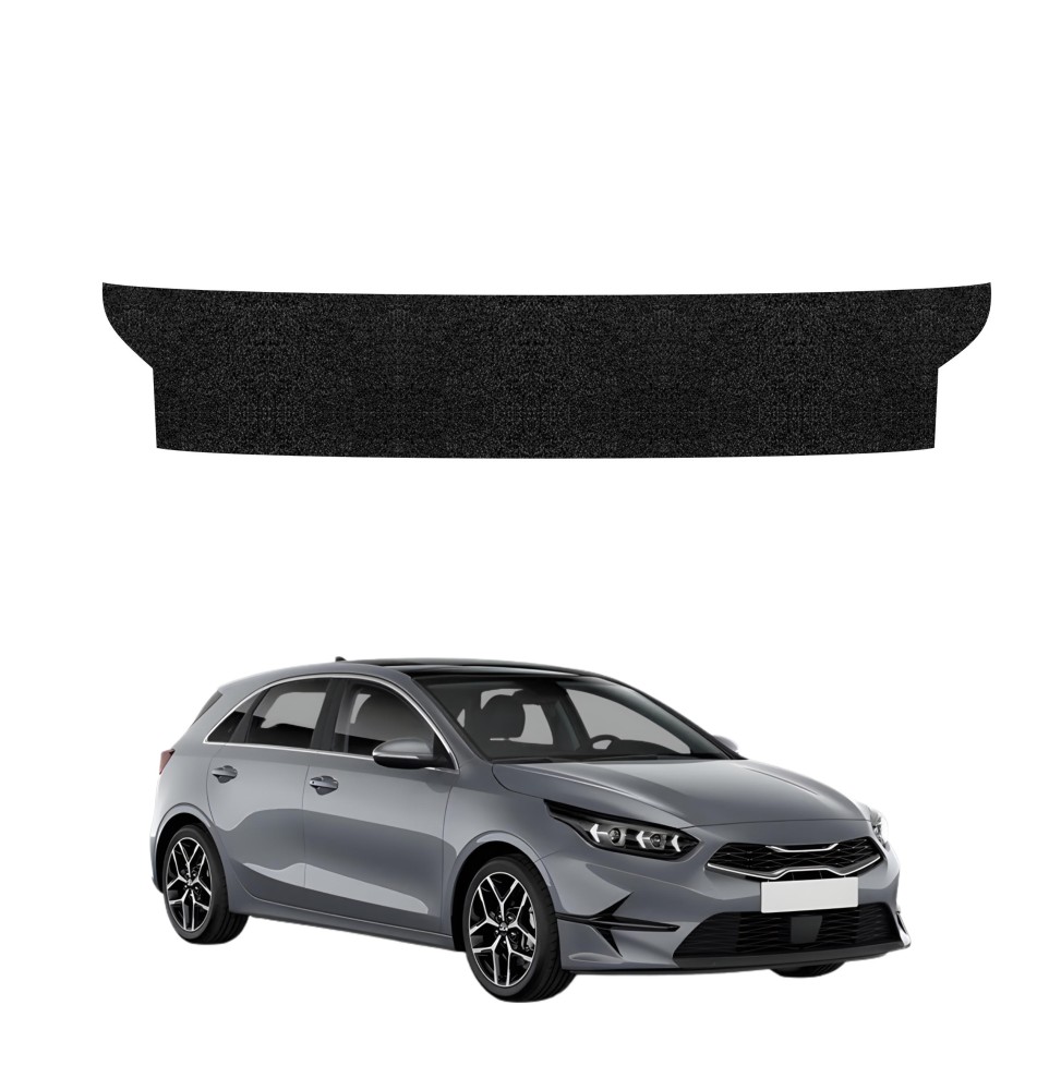 Powłoka techniczna na próg bagażnika do Kia Ceed Hatchback (2021-2025) GRIZZ HeavyDuty Czarna