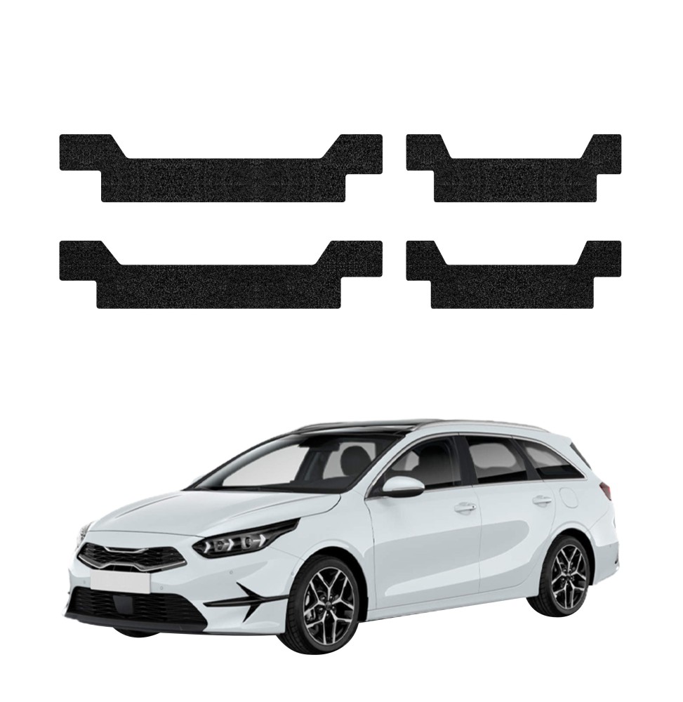 Powłoka techniczna na progi do Kia Ceed SW Kombi (2021-2025) GRIZZ 4w1 HeavyDuty Czarna