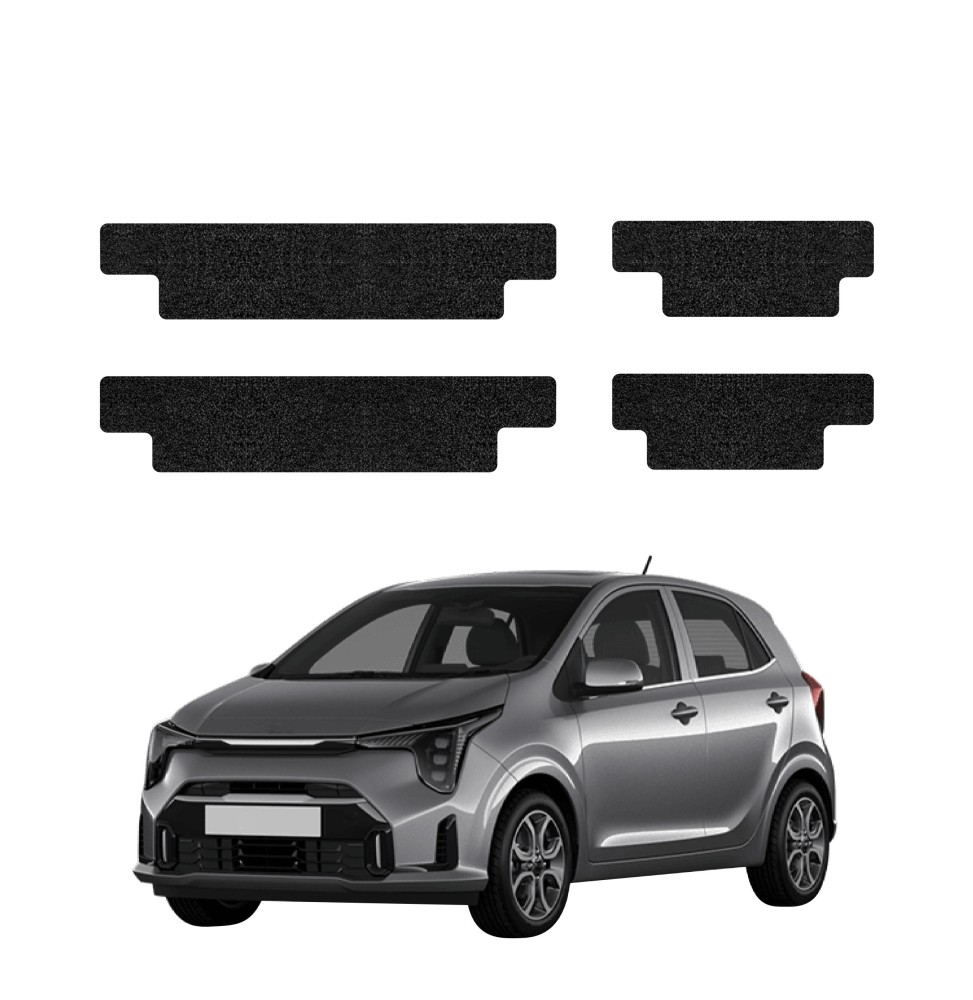 Powłoka techniczna na progi do Kia Picanto (2023-2026) GRIZZ 4w1 HeavyDuty Czarna
