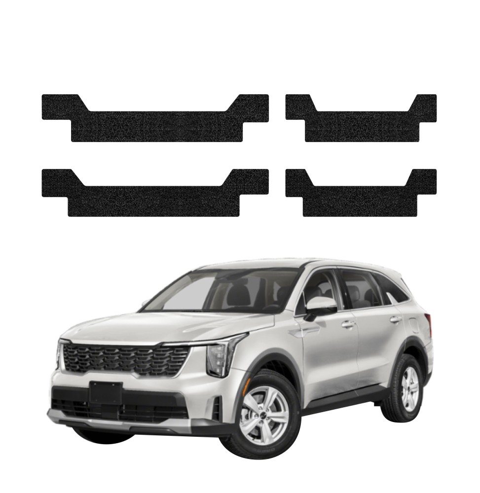 Powłoka techniczna na progi do Kia Sorento (2023-2026) GRIZZ 4w1 HeavyDuty Czarna