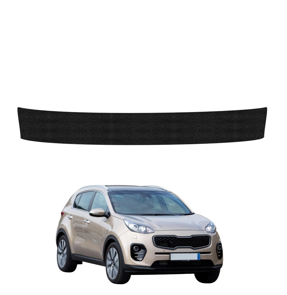 Powłoka techniczna na próg bagażnika do Kia Sportage 4 (2018-2021) GRIZZ HeavyDuty Czarna