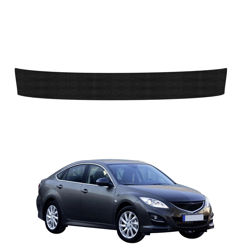 Powłoka techniczna na próg bagażnika do Mazda 6 2 Sedan 4D (2010-2013) GRIZZ HeavyDuty Czarna