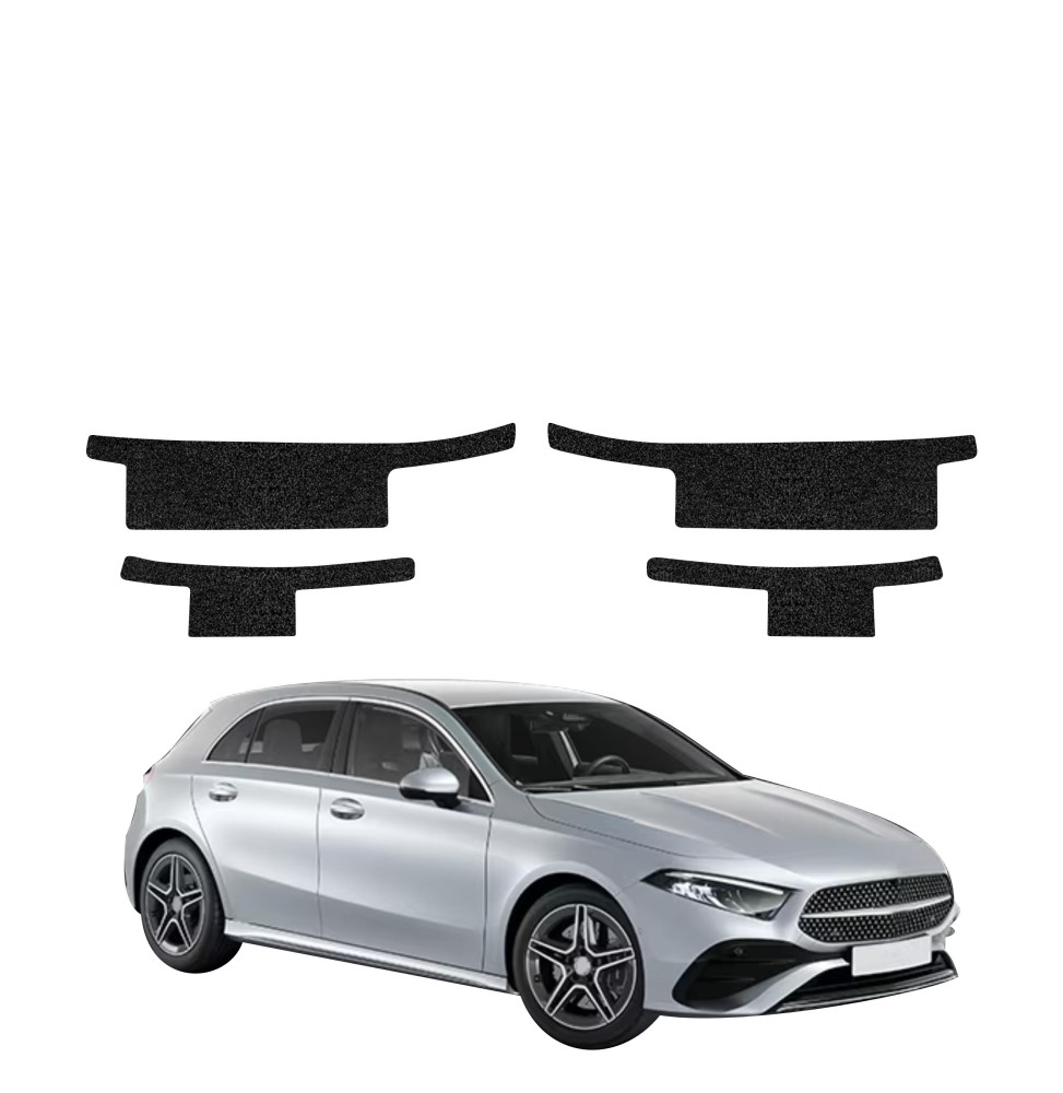 Powłoka techniczna na progi do Mercedes A Klasa W177 (2018-2026) GRIZZ 4w1 HeavyDuty Czarna
