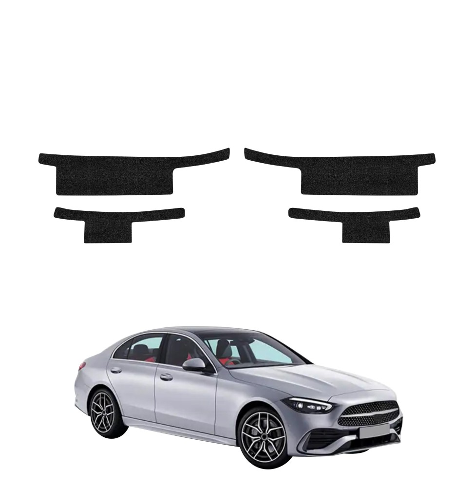 Powłoka techniczna na progi do Mercedes C Klasa (2021-2026) GRIZZ 4w1 HeavyDuty Czarna