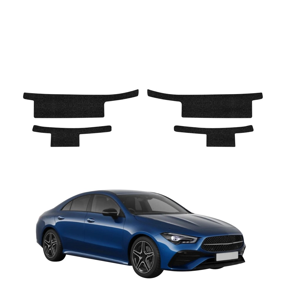 Powłoka techniczna na progi do Mercedes CLA 200 (2025-2026) GRIZZ 4w1 HeavyDuty Czarna