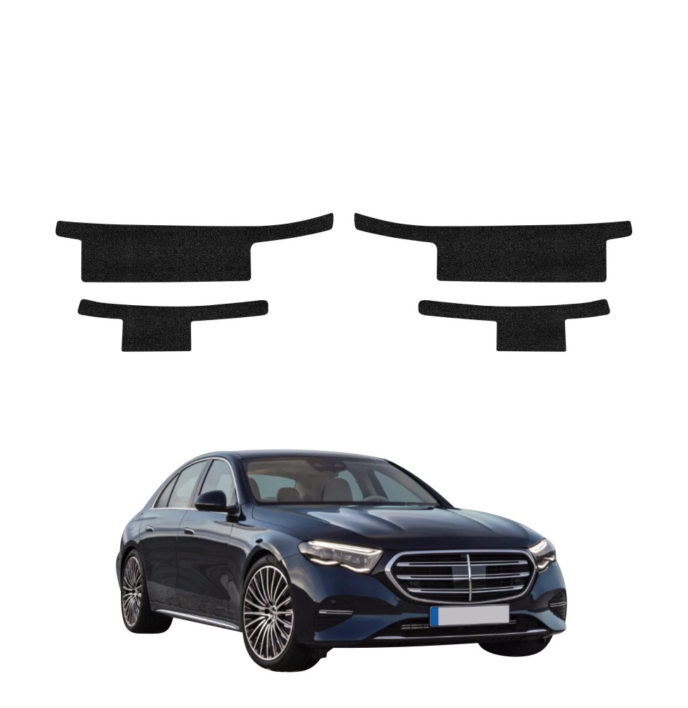 Powłoka techniczna na progi do Mercedes E Klasa (2016-2023) GRIZZ 4w1 HeavyDuty Czarna