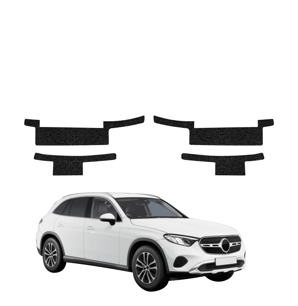 Powłoka techniczna na progi do Mercedes GLC Wagon (2025-2026) GRIZZ 4w1 HeavyDuty Czarna