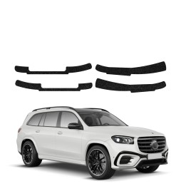 Powłoka techniczna na progi do Mercedes GLS 450d (2023-2026) GRIZZ 4w1 HeavyDuty Czarna