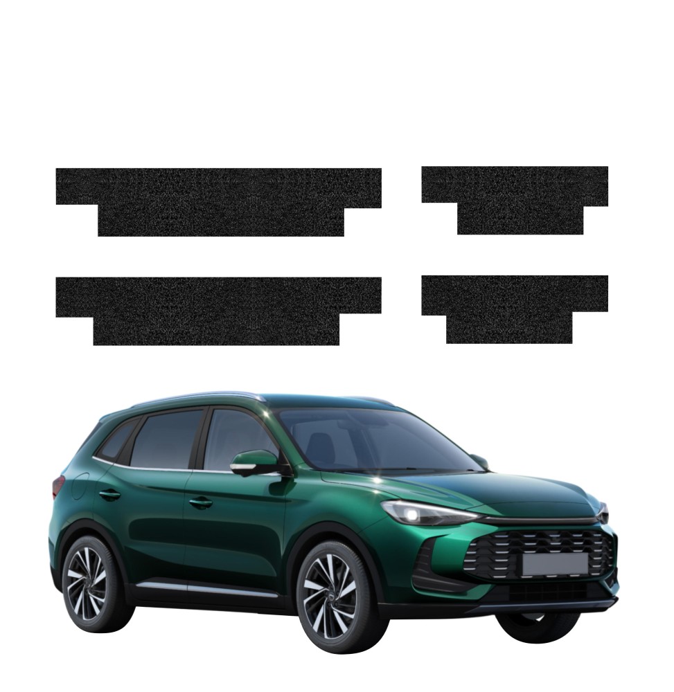 Powłoka techniczna na progi do MG ZS Hybrid+ (2024-2026) GRIZZ 4w1 HeavyDuty Czarna