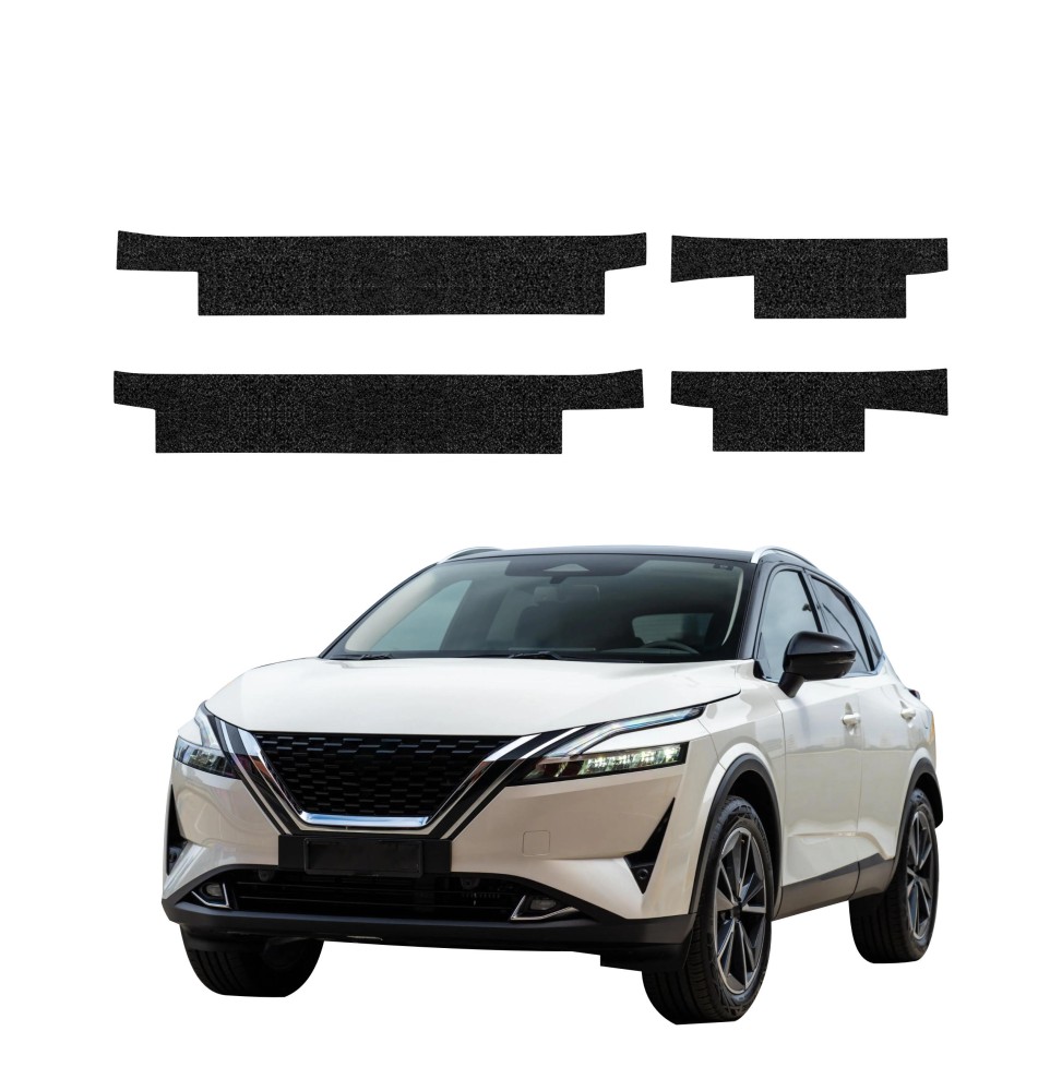 Powłoka techniczna na progi do Nissan Qashqai 3 (2021-2024) GRIZZ 4w1 HeavyDuty Czarna