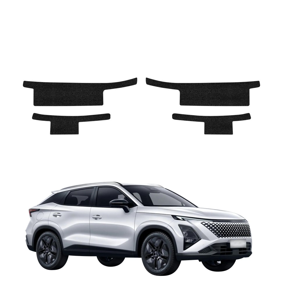 Powłoka techniczna na progi do OMODA 5 Hybrid (2025-2026) GRIZZ 4w1 HeavyDuty Czarna