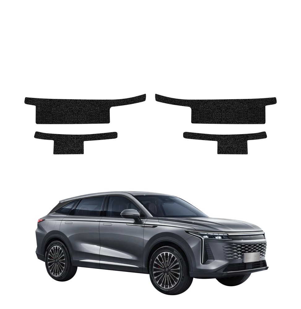 Powłoka techniczna na progi do OMODA 9 Super Hybrid (2025-2026) GRIZZ 4w1 HeavyDuty Czarna