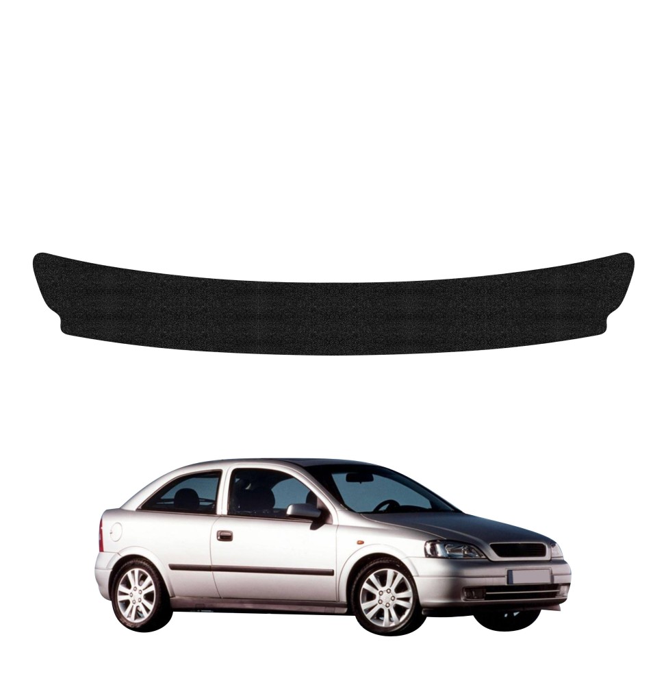 Powłoka techniczna na próg bagażnika do Opel Astra G Hatchback 3D (1998-2009) GRIZZ HeavyDuty Czarna