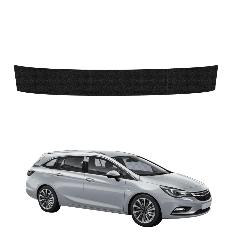 Powłoka techniczna na próg bagażnika do Opel Astra J Kombi 5D (2012-2015) GRIZZ HeavyDuty Czarna