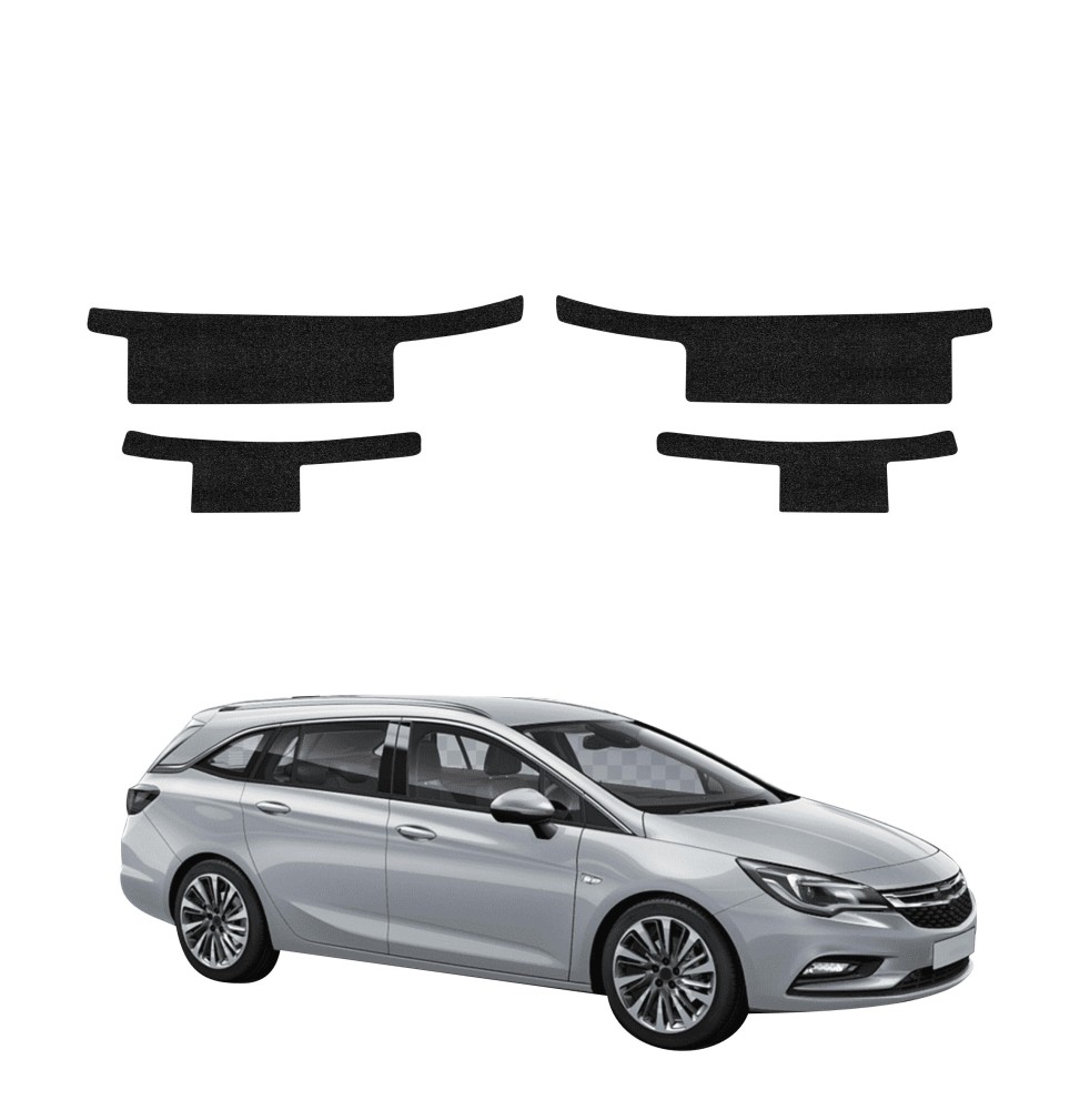Powłoka techniczna na progi do Opel Astra J Kombi 5D (2012-2015) GRIZZ 4w1 HeavyDuty Czarna