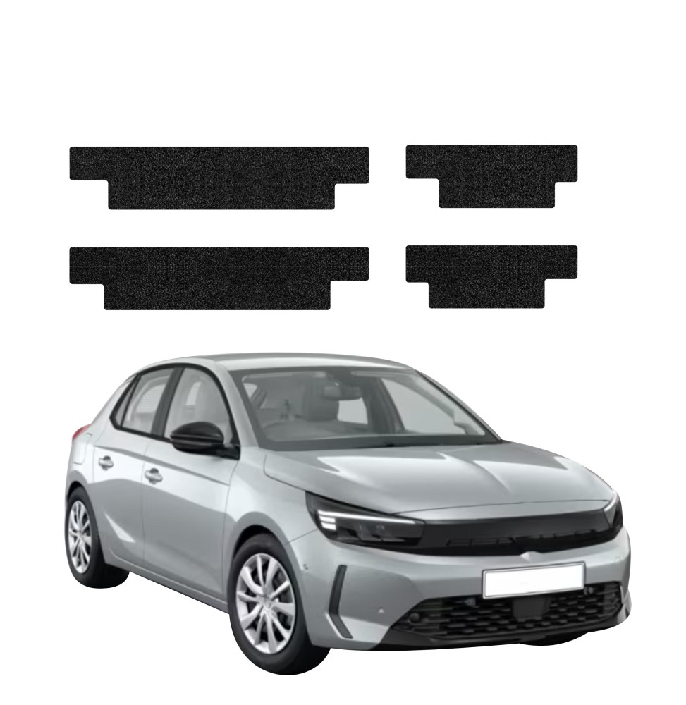 Powłoka techniczna na progi do Opel Corsa (2023-2026) GRIZZ 4w1 HeavyDuty Czarna