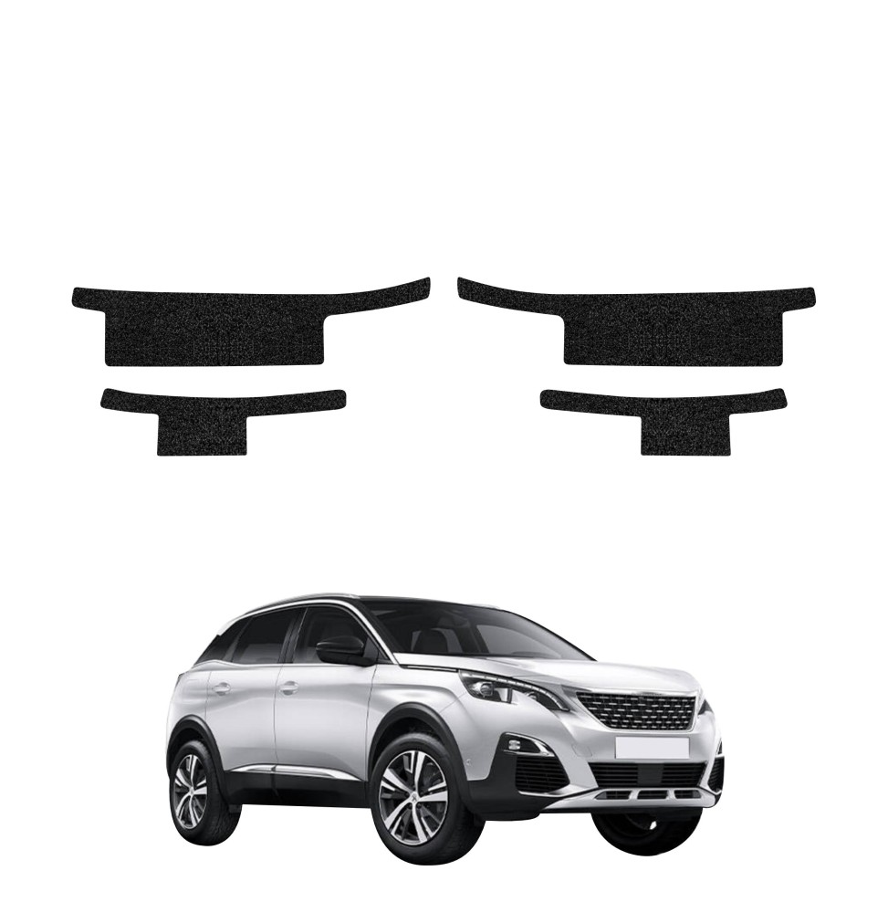 Powłoka techniczna na progi do Peugeot 3008 (2016-2024) GRIZZ 4w1 HeavyDuty Czarna