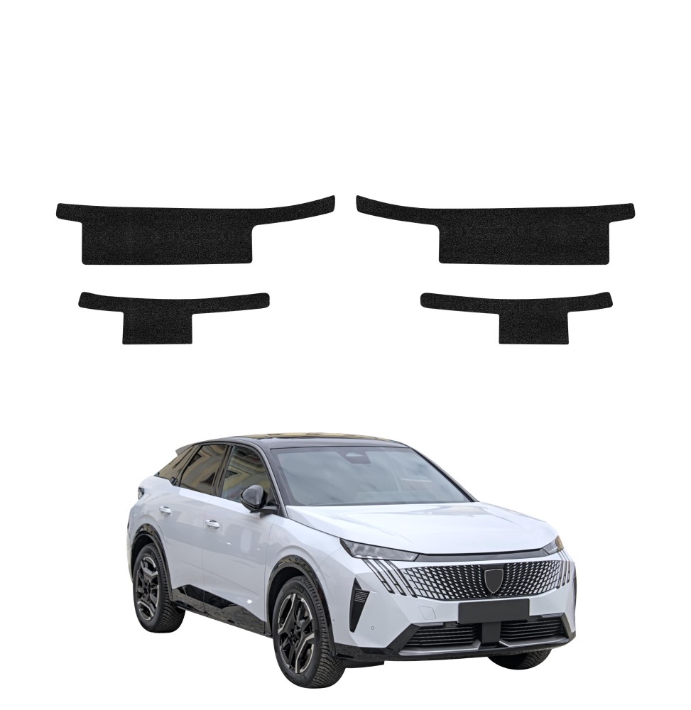 Powłoka techniczna na progi do Peugeot 3008 (2024-2026) GRIZZ 4w1 HeavyDuty Czarna