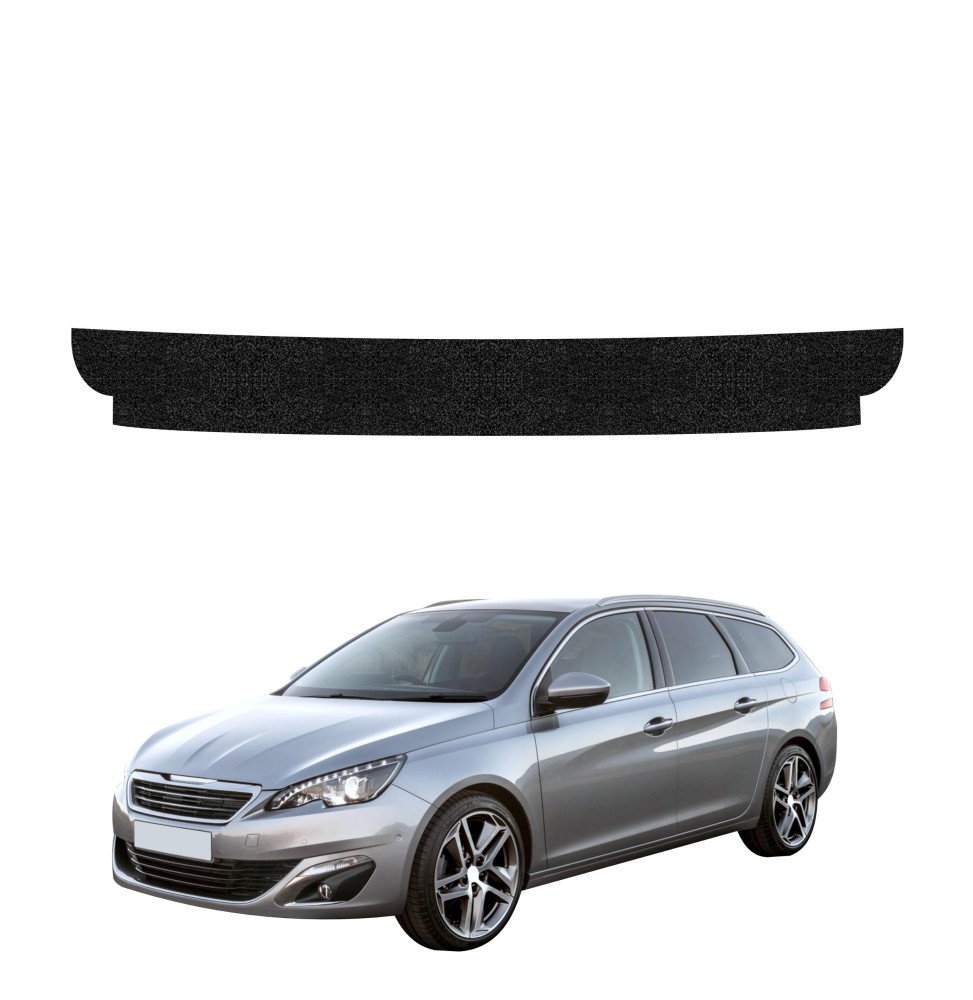 Powłoka techniczna na próg bagażnika do Peugeot 308 Kombi (2013-2021) GRIZZ HeavyDuty Czarna