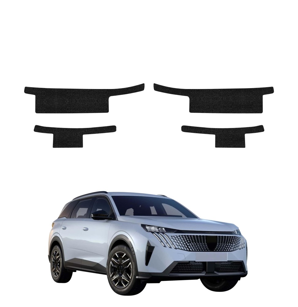 Powłoka techniczna na progi do Peugeot 5008 (2025-2026) GRIZZ 4w1 HeavyDuty Czarna