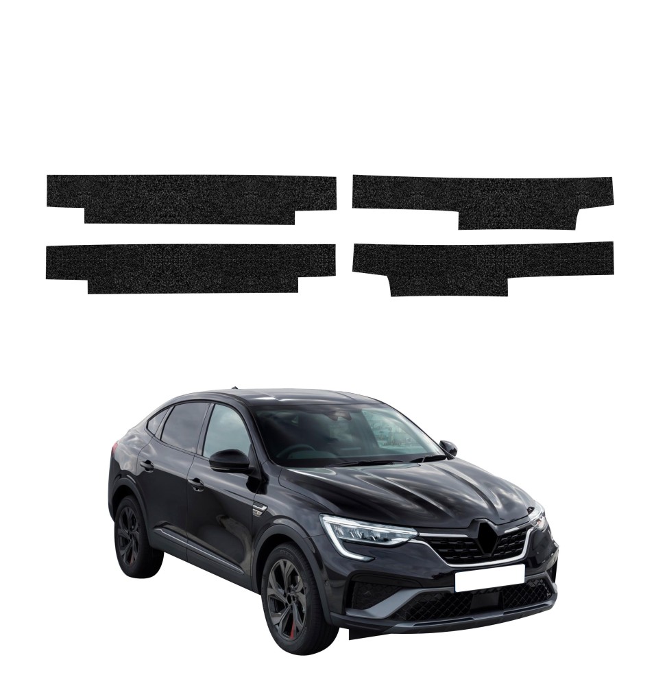 Powłoka techniczna na progi do Renault Arkana (2022-2026) GRIZZ 4w1 HeavyDuty Czarna