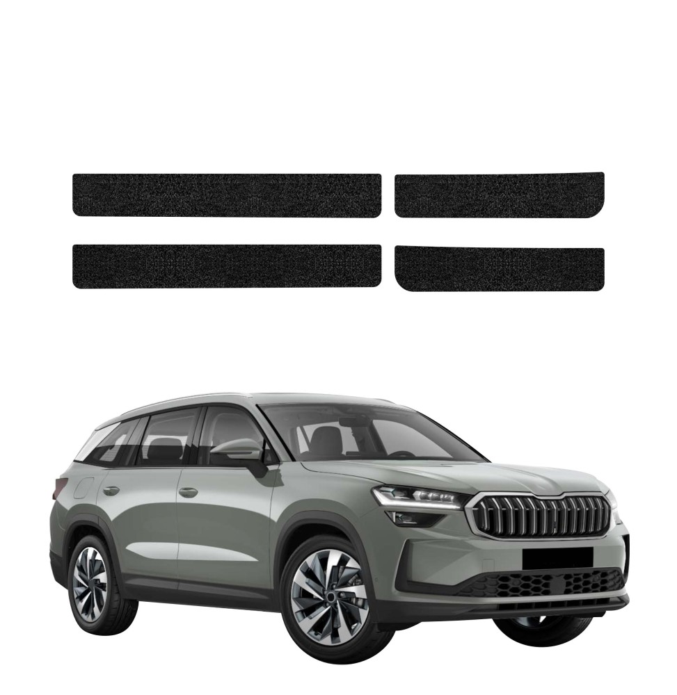 Powłoka techniczna na progi do Skoda Kodiaq 2 (2024-2026) GRIZZ 4w1 HeavyDuty Czarna