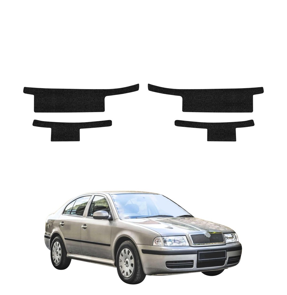 Powłoka techniczna na próg bagażnika do Skoda Octavia (1996-2010) GRIZZ HeavyDuty Czarna