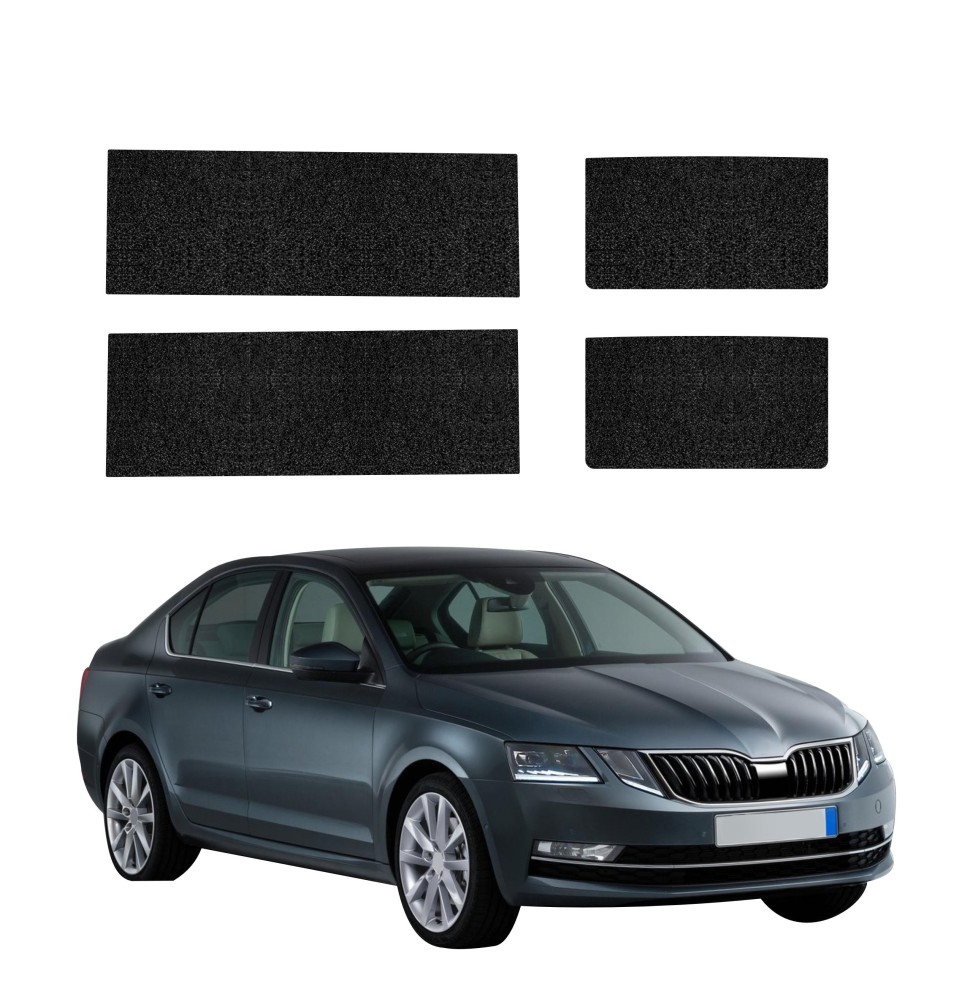 Powłoka techniczna na progi do Skoda Octavia 3 (2017-2020) GRIZZ 4w1 HeavyDuty Czarna