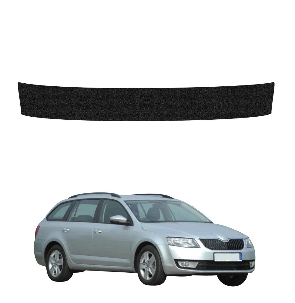 Powłoka techniczna na próg bagażnika do Skoda Octavia 3 Kombi 5D (2017-2020) GRIZZ HeavyDuty Czarna