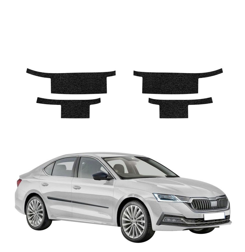 Powłoka techniczna na progi do Skoda Octavia 4 Hatchback (2019-2024) GRIZZ 4w1 HeavyDuty Czarna