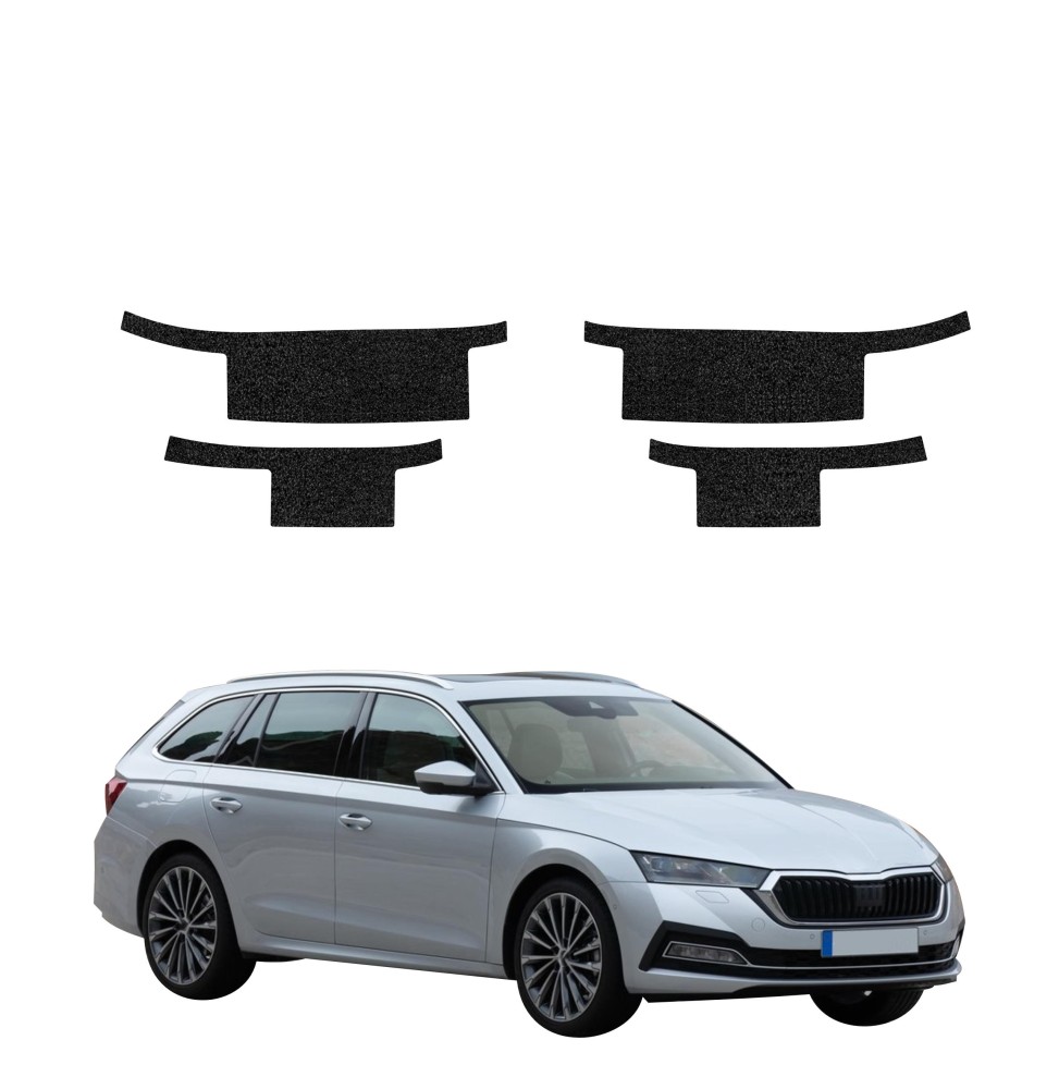 Powłoka techniczna na progi do Skoda Octavia 4 Kombi (2019-2024) GRIZZ 4w1 HeavyDuty Czarna