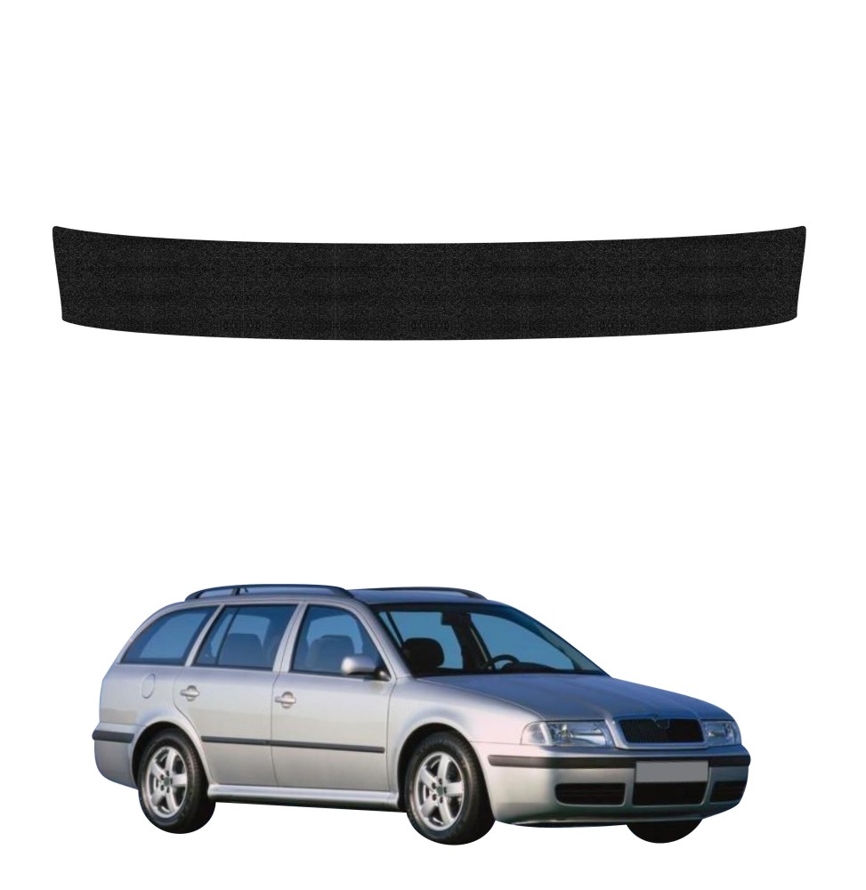 Powłoka techniczna na próg bagażnika do Skoda Octavia Kombi (1996-2010) GRIZZ HeavyDuty Czarna