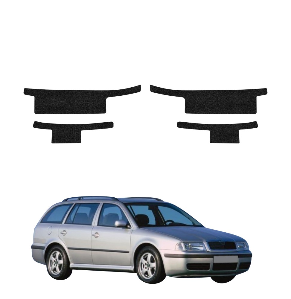 Powłoka techniczna na progi do Skoda Octavia Kombi (1996-2010) GRIZZ 4w1 HeavyDuty Czarna