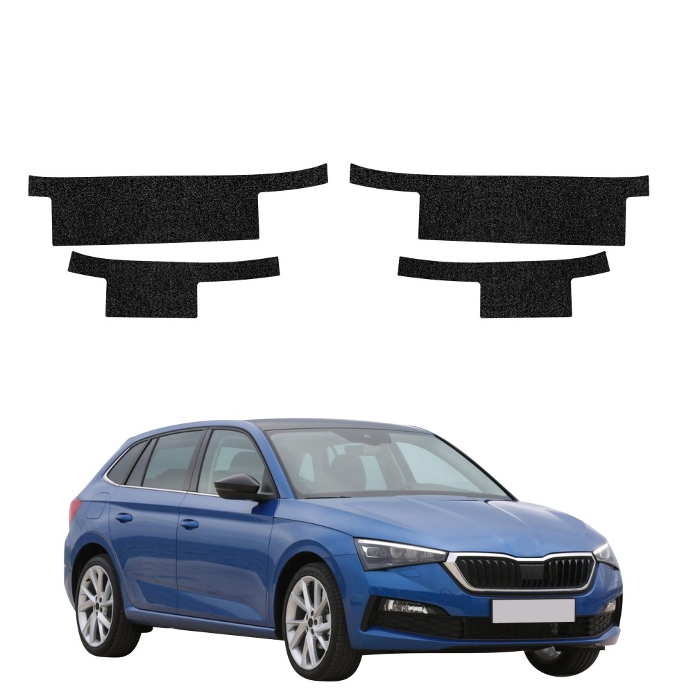 Powłoka techniczna na progi do Skoda Scala (2019-2023) GRIZZ 4w1 HeavyDuty Czarna
